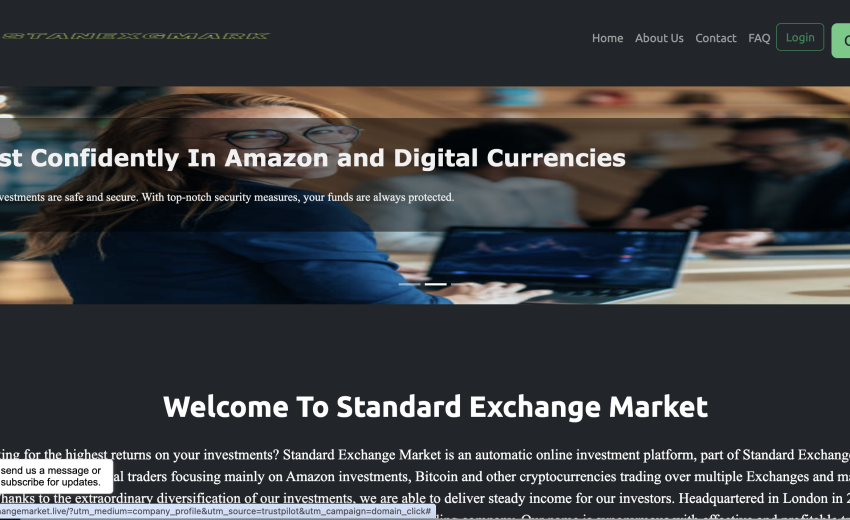 Standardexchangemarket.live Exposed
